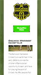 Mobile Screenshot of earlwoodwandererscricket.com